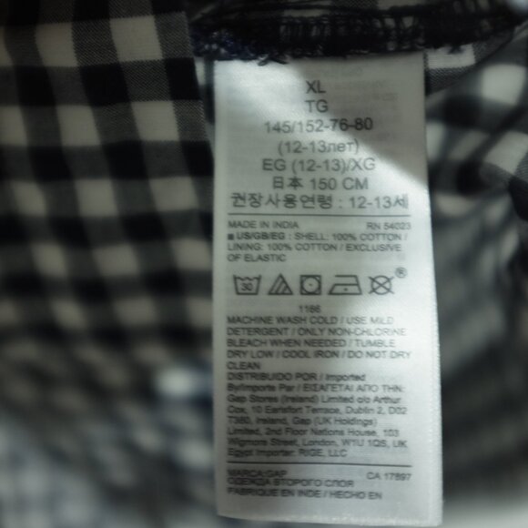 GAP kids XL gingham Rompers size 12 - Picture 7 of 7